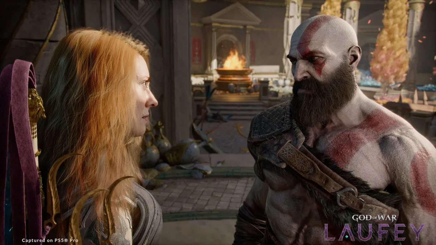 Neuer Screenshot zu God of War Laufey zeigt Kratos in griechischer Kulisse