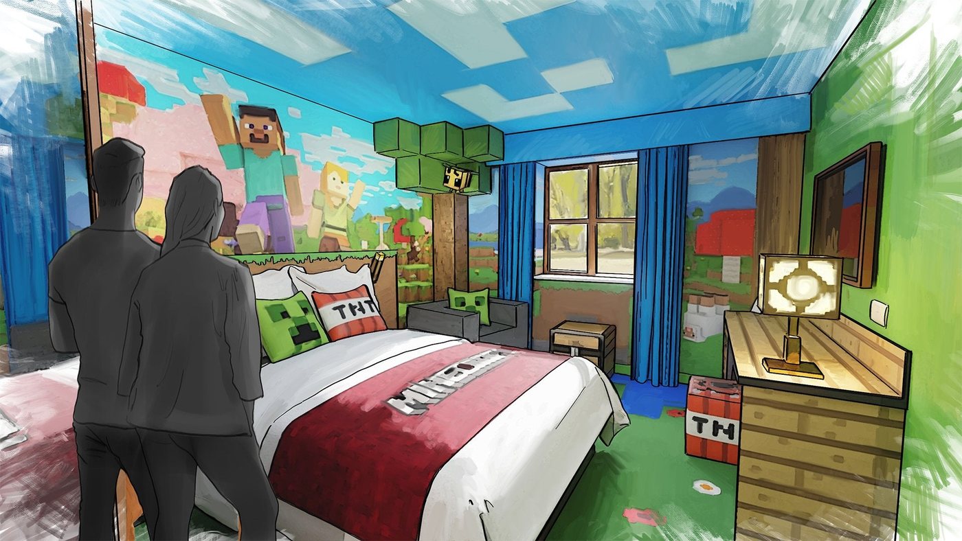 Erstes offizielles Minecraft-Hotel kommt 2027 nach Chessington