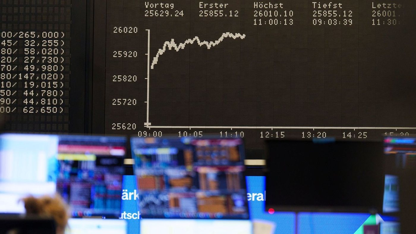 Hoffnung auf Iran-Gespräche treibt Dax über 26.000 Punkte