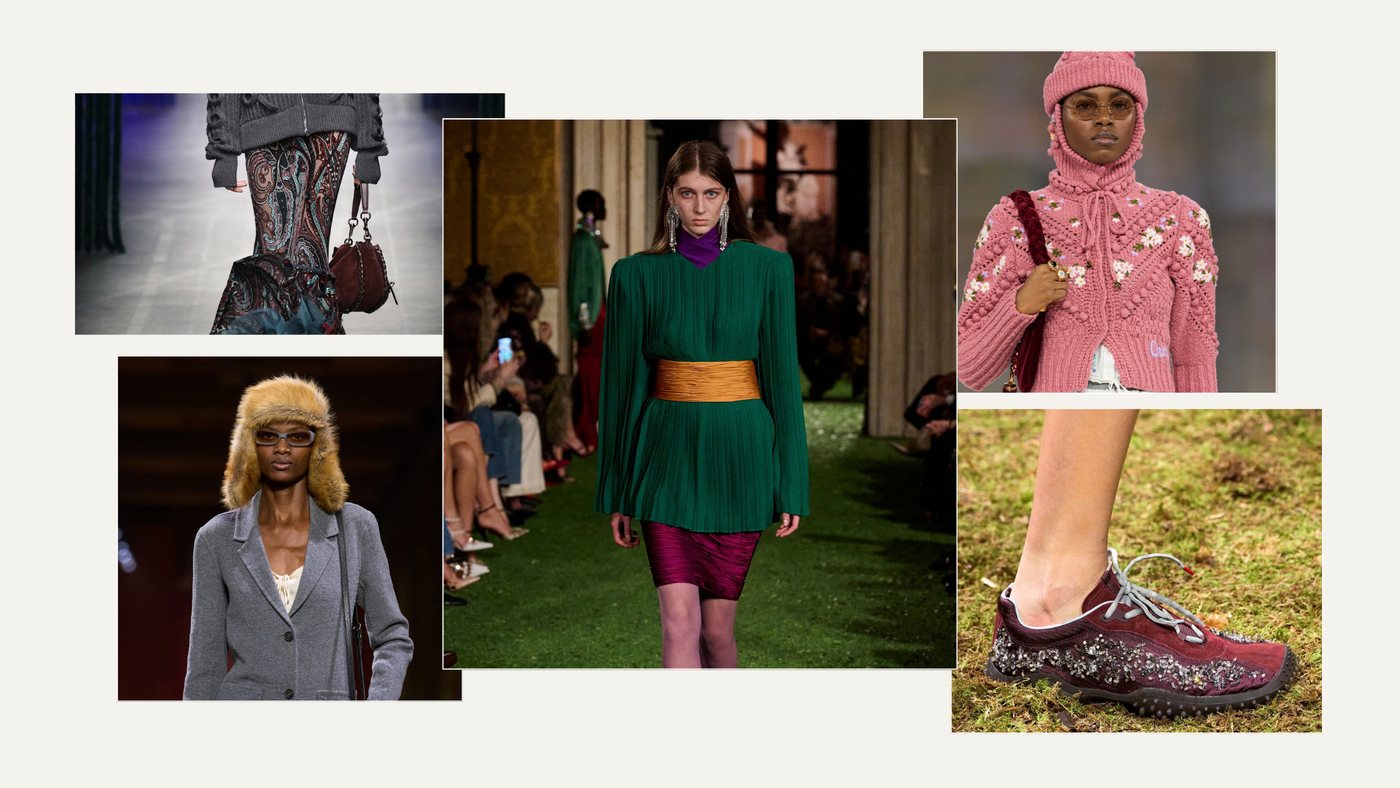 Bodycon, Pailletten-Sneaker und Trapper-Hüte: Diese Herbsttrends kommen unerwartet